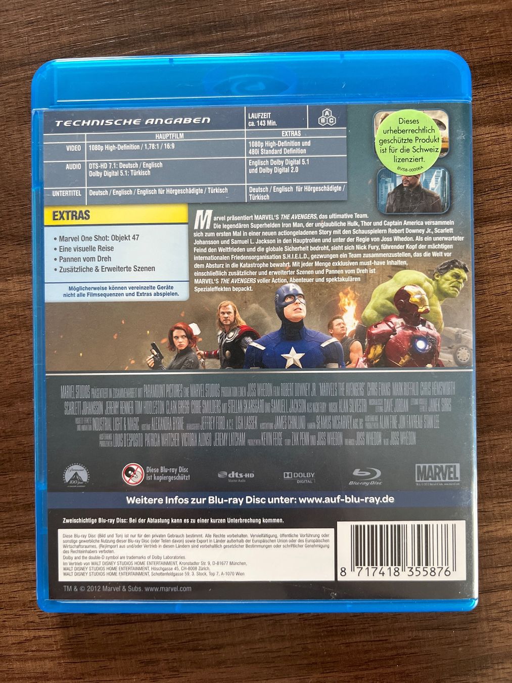 Tutti i DVDs: Marvel | The Avengers (2012), Blu-ray – Nuovo (secondo la descrizione) da Sierre venduto da black.box 1