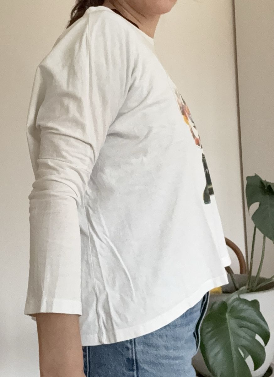T-shirt: Langarm Shirt bedruckt – Usato da St. Gallen venduto da calendula123 4