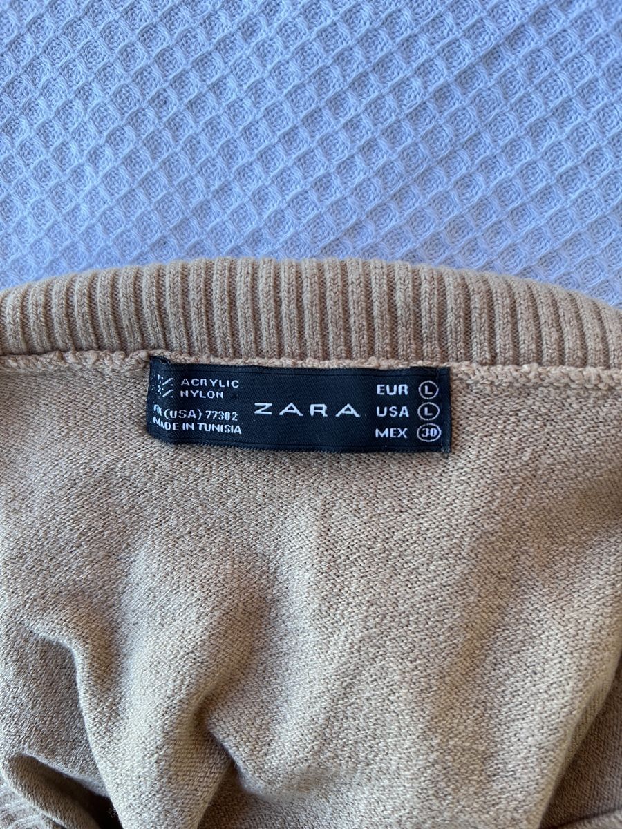 Zara Top: Top col roulé Zara beige L – Usato da St-Aubin FR venduto da claramathi 2