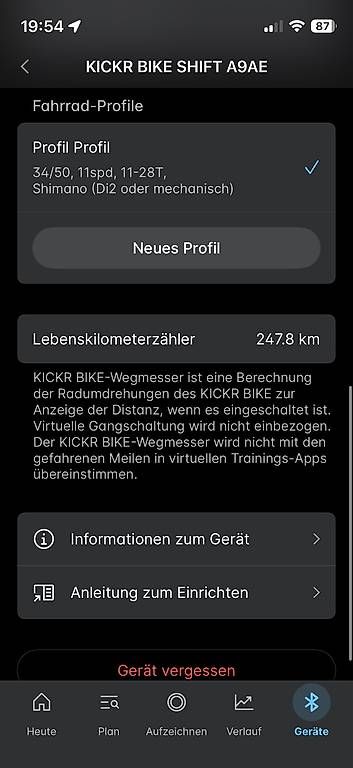 Vélos d'appartement: Wahoo Kickr Bike Shift – D'occasion à Obfelden par SwissSupply 1