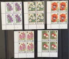 1998 Man - GB- Blumen **Mi 780-84