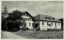 BONSTETTEN  Restaurant z. Bahnhof ZH gel. 1926!