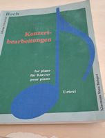 Bach Konzertbearbeitungen für Klavier - Noten Urtext