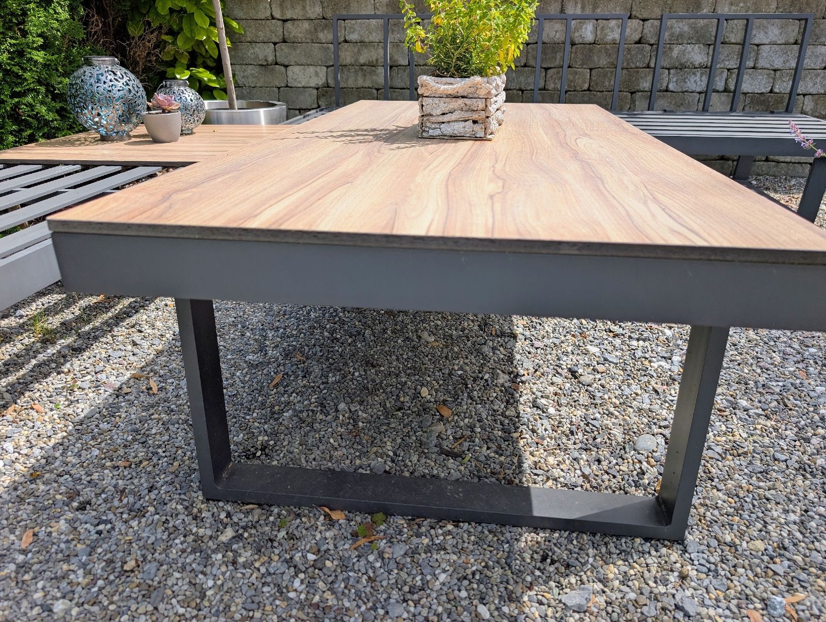 Divani: Moderne Gartenlounge (Set), grau – Usato da Rheineck venduto da den_q2zy 3