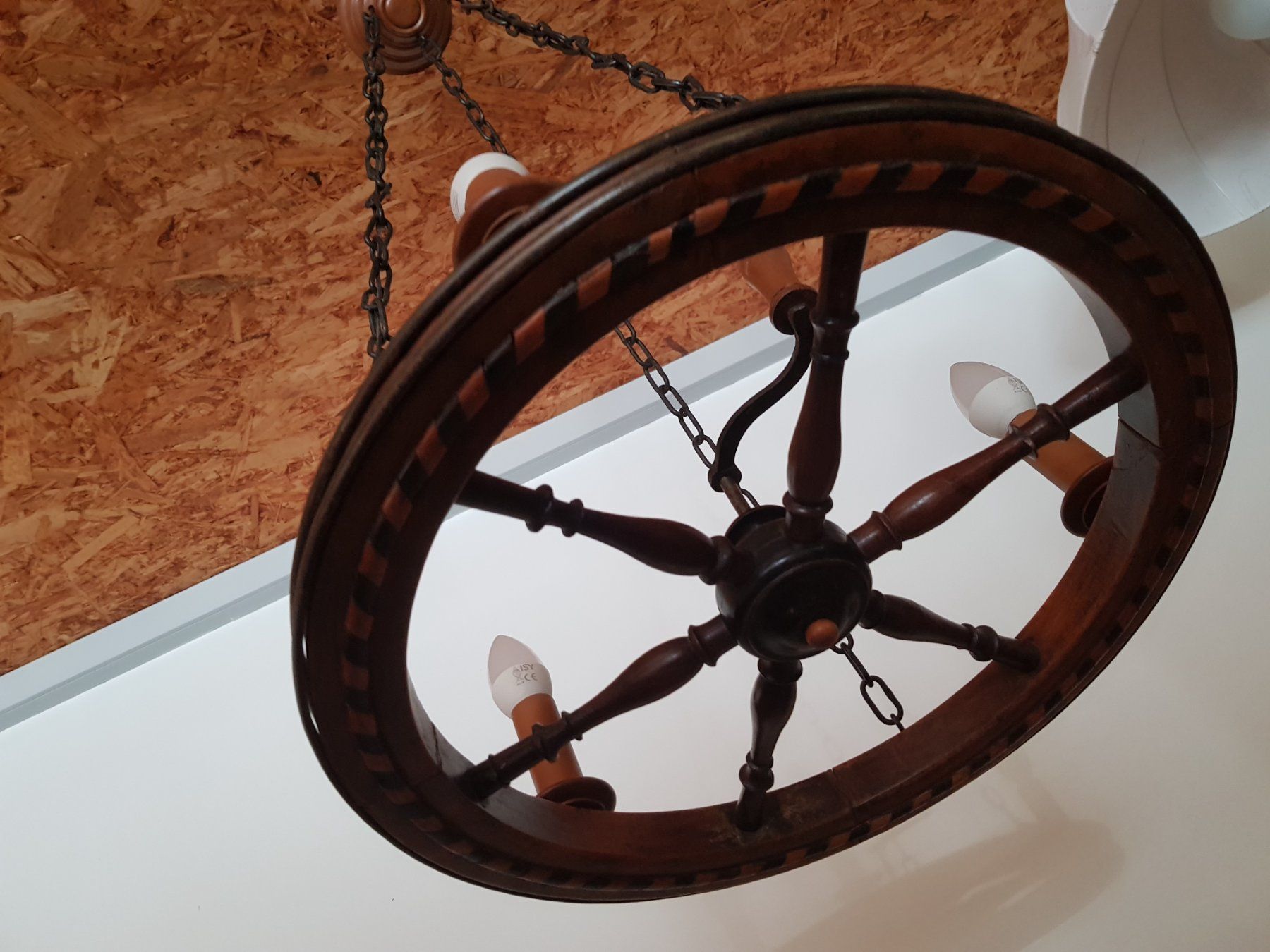 Lampadari & plafoniere: Decken Lampe Leuchte Wagenrad Kronleuchter – Usato da Walterswil BE venduto da Lonitti 5