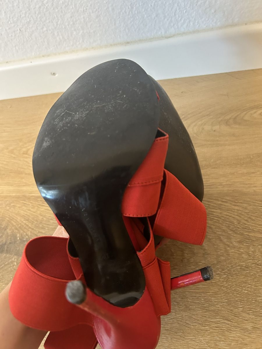 Damenschuhe: Sexy Elastic Red Hot Heels – Gebraucht aus Zürich von sel_tvq7 3
