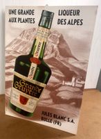 Kartonsteller Reklame Plakat Grande Gruyère Jules Blanc SA