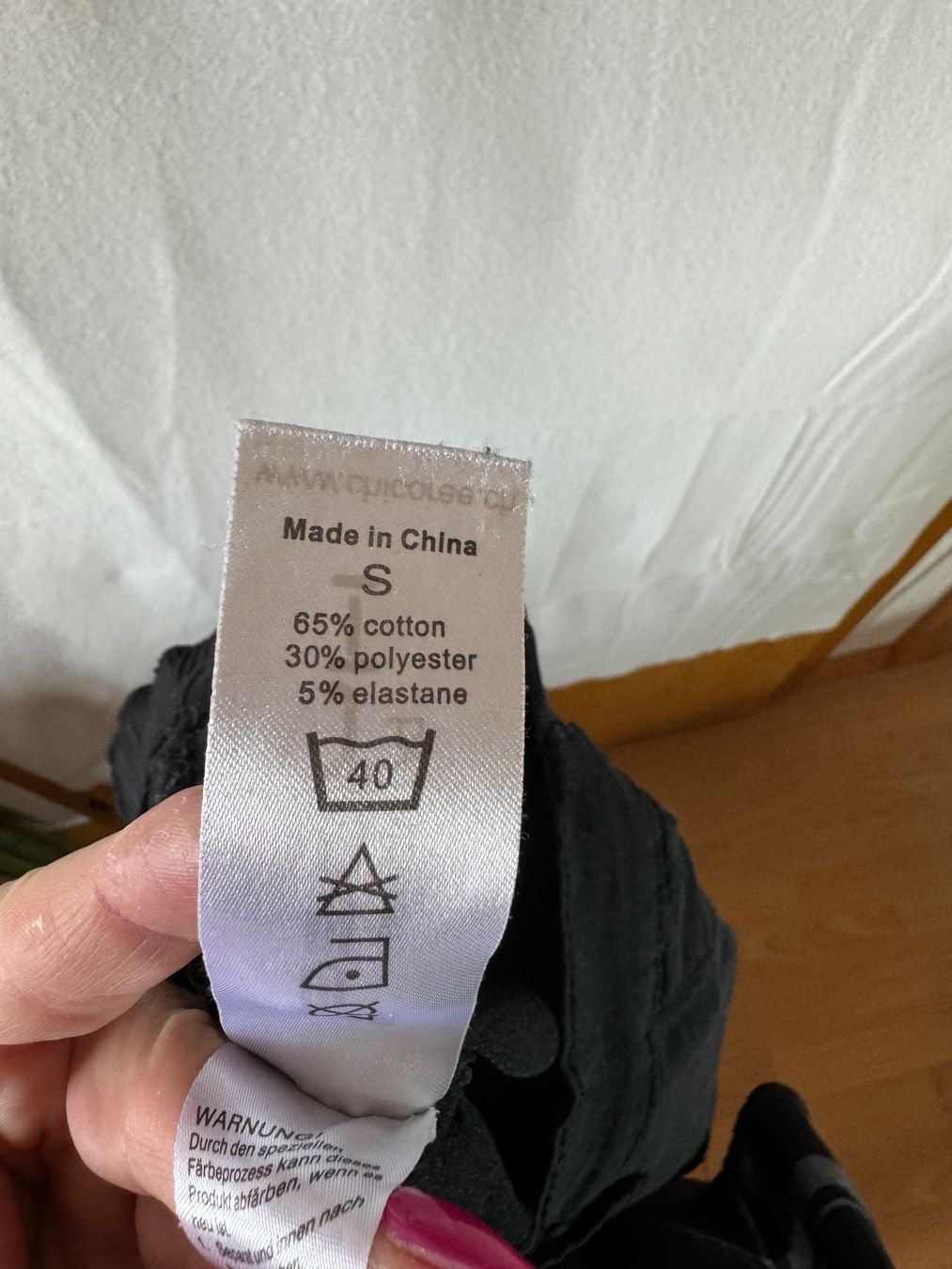 Pantaloni: Hydee Stoffhose schwarz Gr. S – Usato da Grosswangen venduto da SALE_SALE_SALE 7