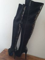Sergio Todzi Overknee Stiefel, Schwarz, Gr. 38 Top!