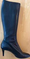 Jimmy Choo Knee High Boots Black Leather Size 42