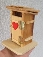 Vintage Plumpsklo Holz (Schnapsversteck miniatur) 😆