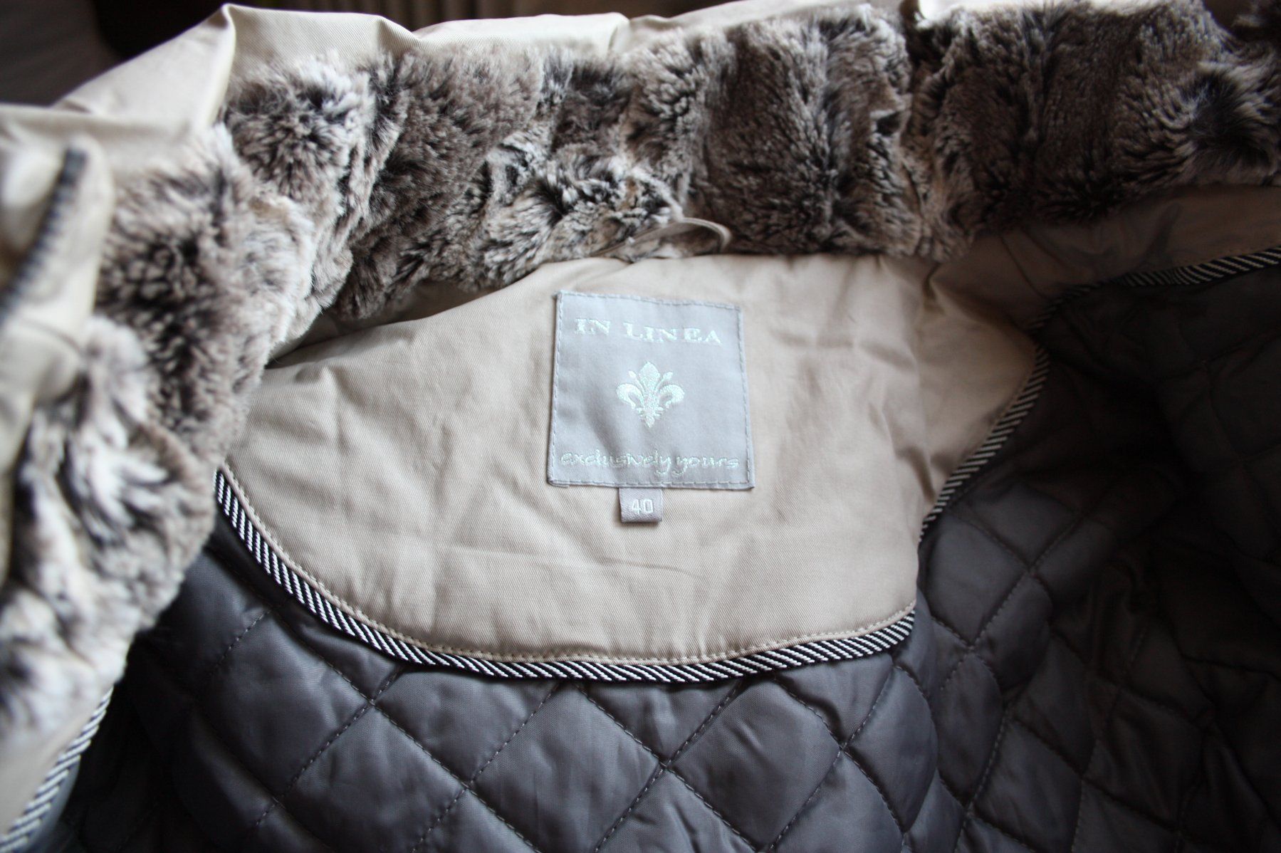 Giacche: Jacke Winterjacke IN LINEA beige Gr. 40 – Difettoso da Flüelen venduto da Diversicum-Textil 7