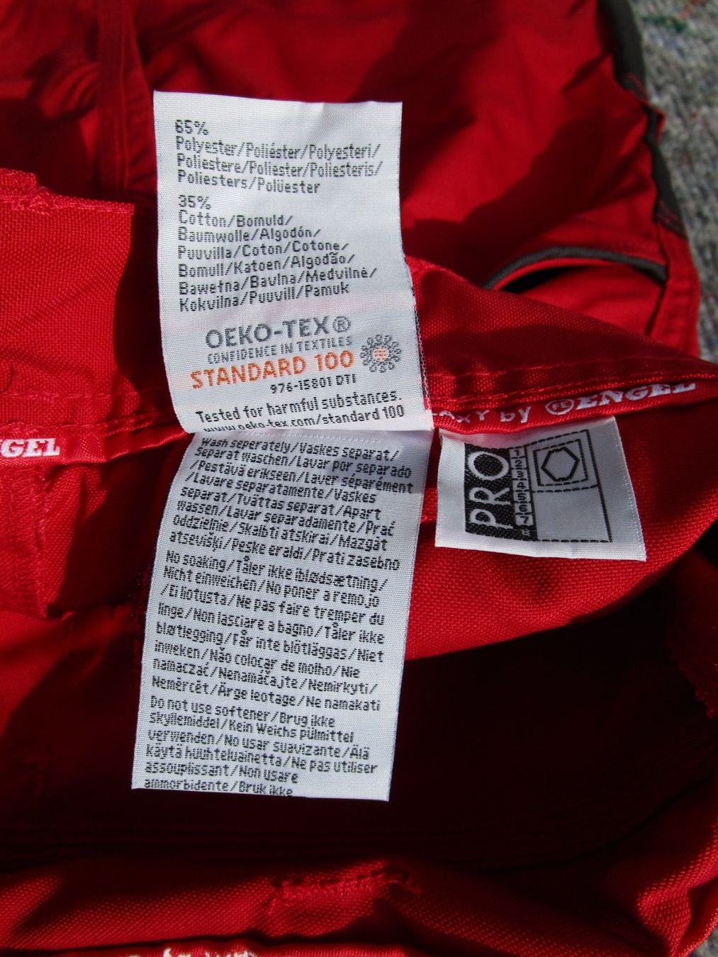 Hosen: Engel Arbeitshose GALAXY 2810-254 rot anthrazit Gr. 36 – Neu und originalverpackt aus Eschenbach SG von brocarte 7