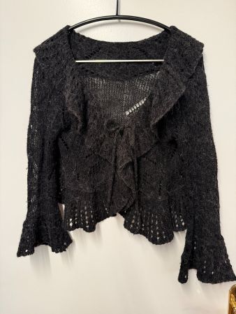 Graue Jacke aus Wolle