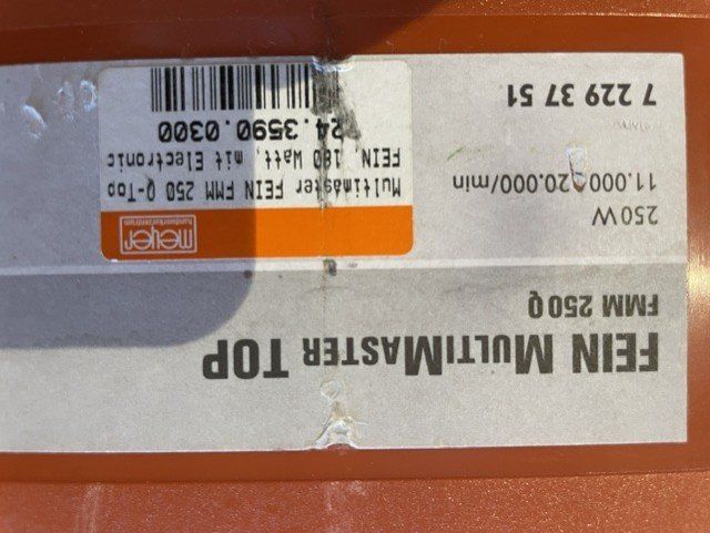 Tutti gli attrezzi: Fein Multi Master TOP FMM 250Q – Usato da Büren SO venduto da Winkelstrasse 4