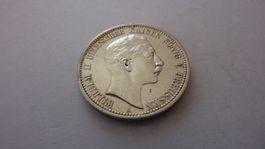 Silbermünze aus Preussen : 2 Mark Kaiser Wilhelm II.   1906