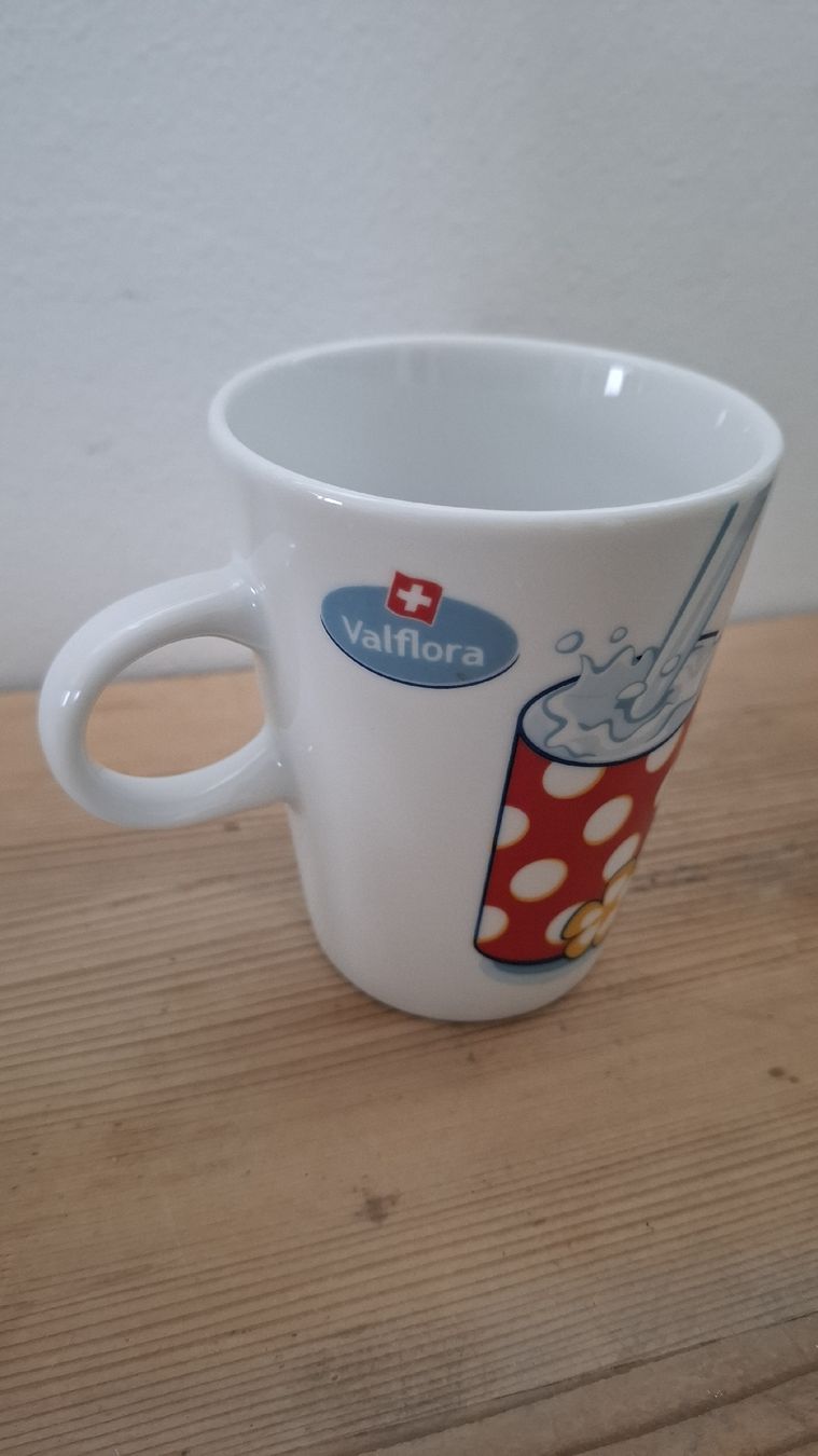 Migros Tassen: Vintage Tasse Valflora Migros – Gebraucht aus Buochs von regenbogen7365 1