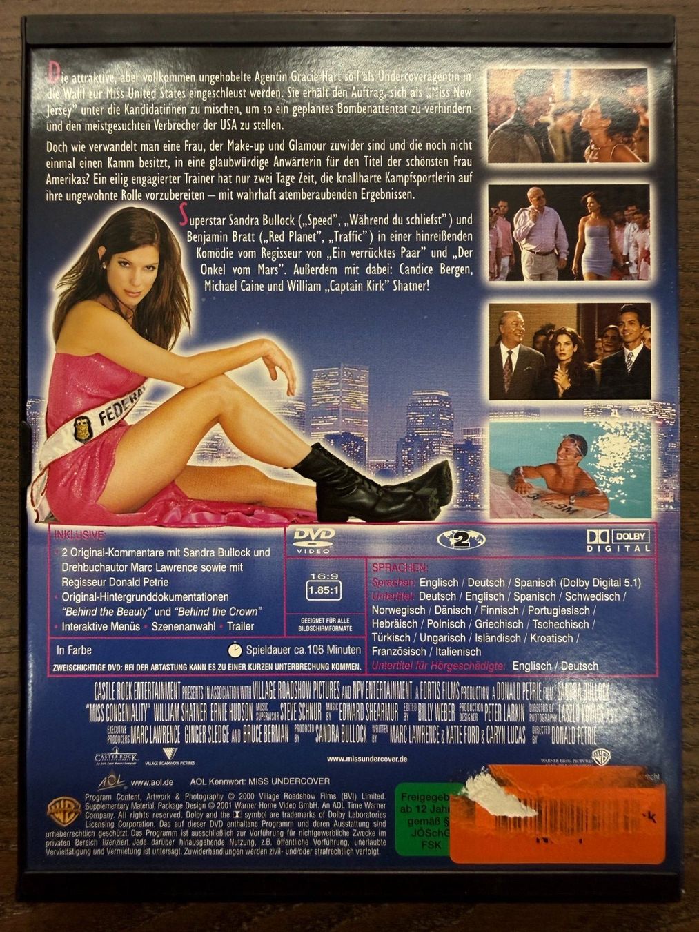Alle DVDs: Miss Undercover – Gebraucht aus Zürich von FilmFreunde 1