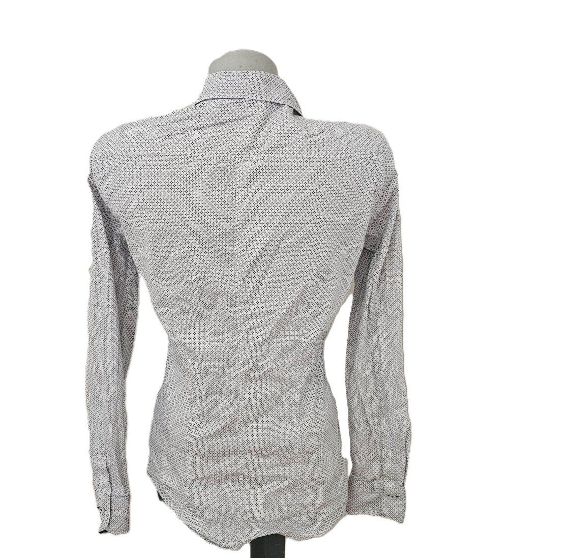 Eterna Blusen: Eterna Bluse Gr. 36 weiss gemustert Stretch Baumwolle – Neu (gemäss Beschreibung) aus Füllinsdorf von Sunnebliemli7 1