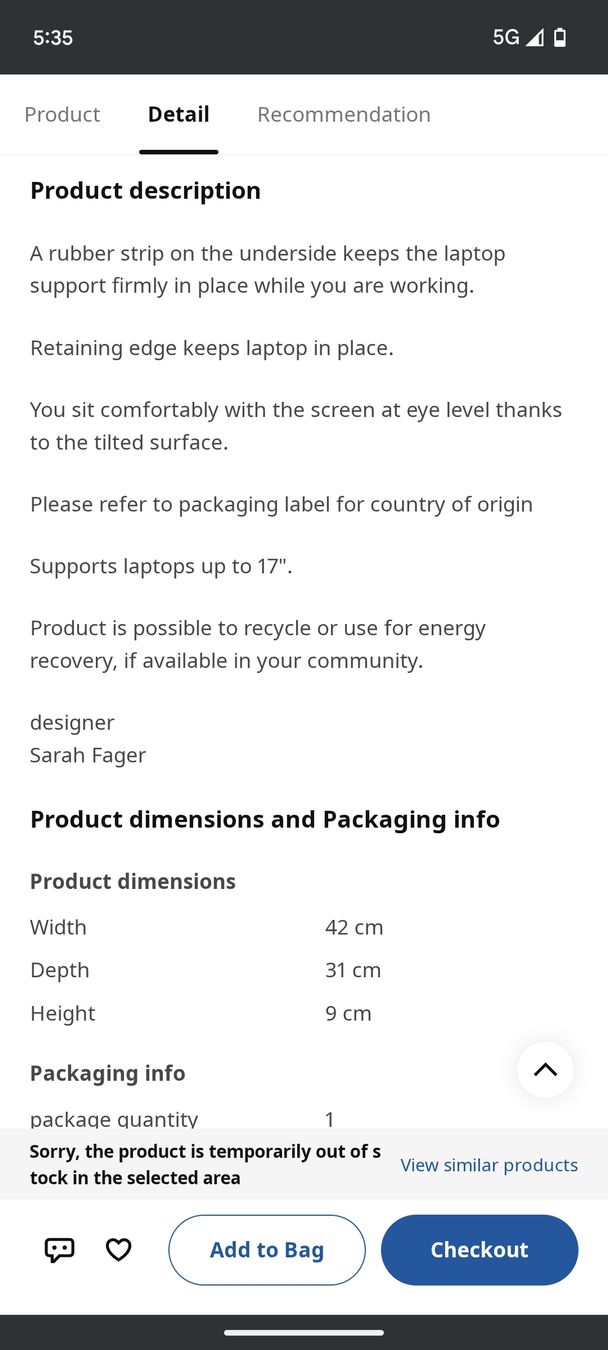 Racks & Supports: Ikea Brada Laptop Support / Laptop Stand – Neuf (Voir description) à Wettingen par wettingen23 2