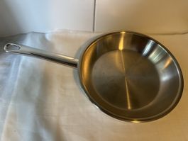 Kuhn Rikon DUROPLY Bratpfanne 24cm Edelstahl Swiss Made gut