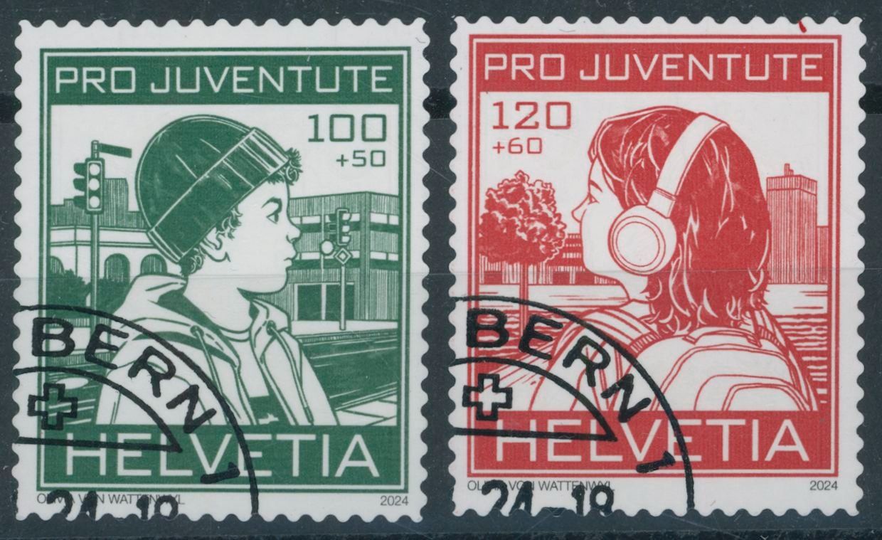Tutti i francobolli: 2024 - Pro Juventute - Ersttag Stempel ET – Usato da Schindellegi venduto da stationary