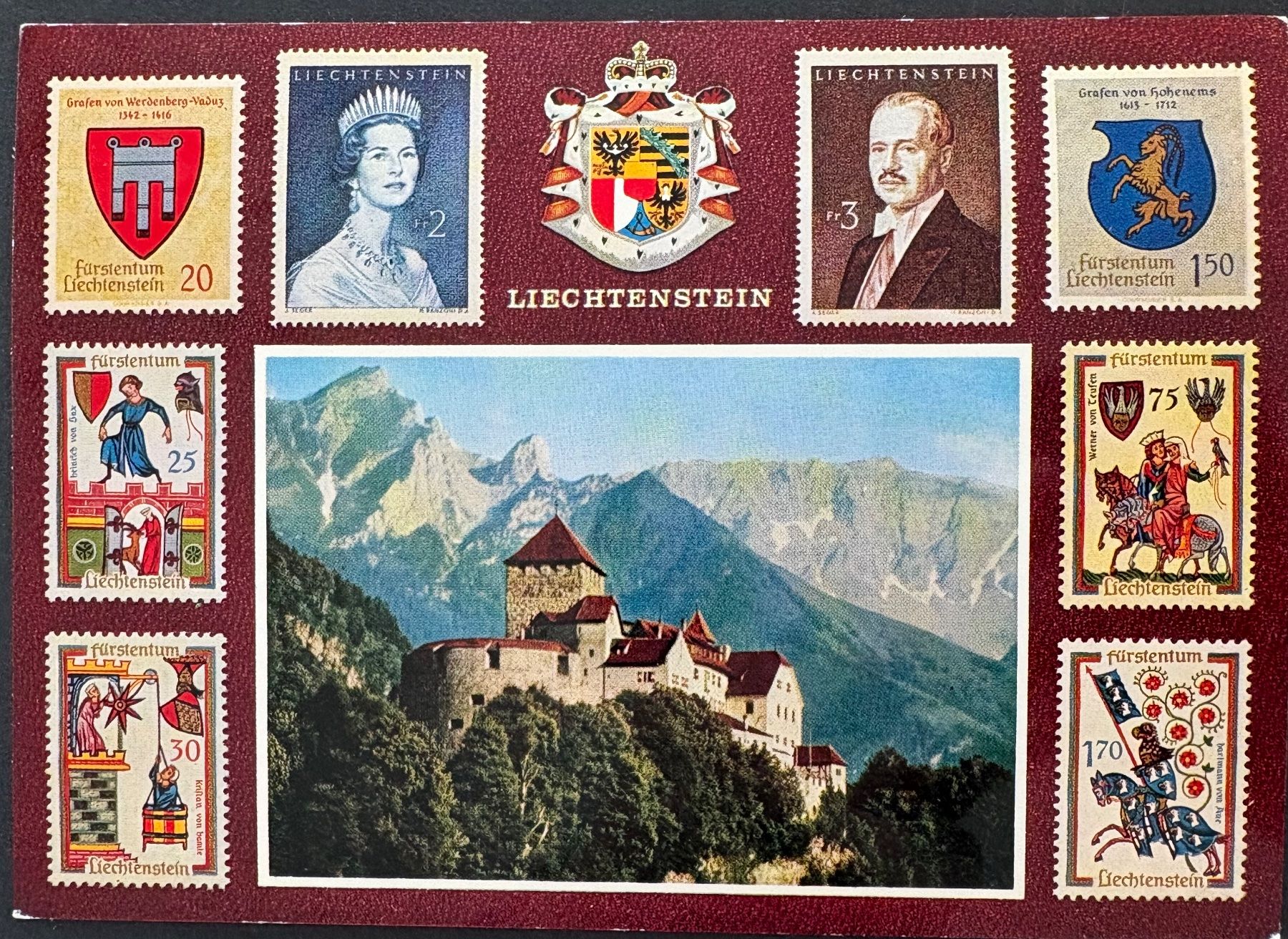 Cartoline postali: Postkarte Liechtenstein – Nuovo (secondo la descrizione) da Schaan venduto da Hrberger