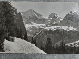 Ansichtskarte, Wengen, Breithorn + Tschingelhorn, 1940