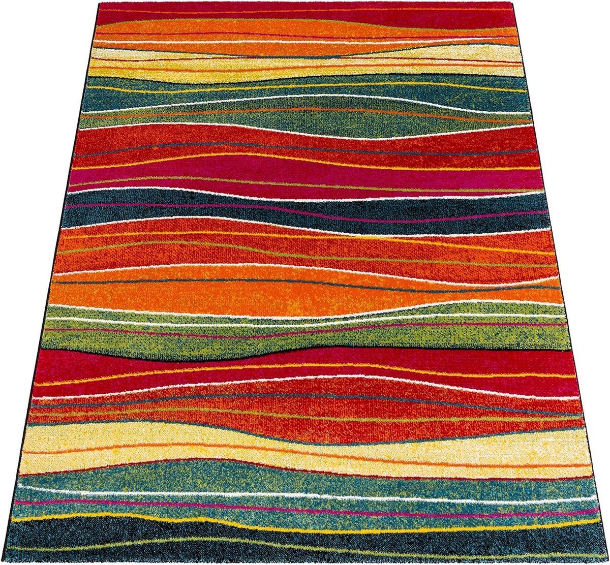 Tappeti: 200x290 cm! Multicolor Teppich Wohnzimmer Strips NEU – Nuovo e nell'imballaggio originale da Bern venduto da Miraitrading 1