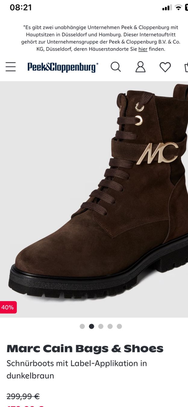 Marc Cain Scarpe da donna: Neue Marc Cain-Boots, Made in Italy – Nuovo e nell'imballaggio originale da Eglisau venduto da vfe7 1