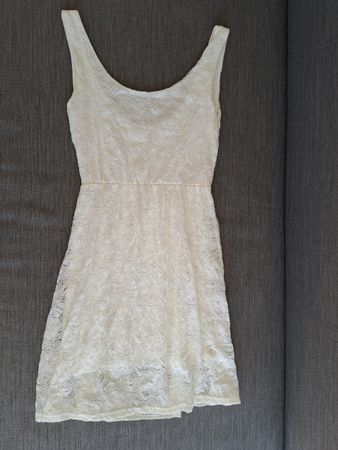 Kleid Spitze, weiss Grösse S/M