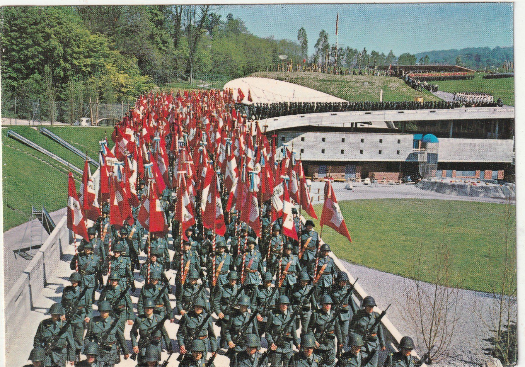 Cartoline postali: EXPO Lausanne 1964 – Usato da Lumbrein venduto da made02