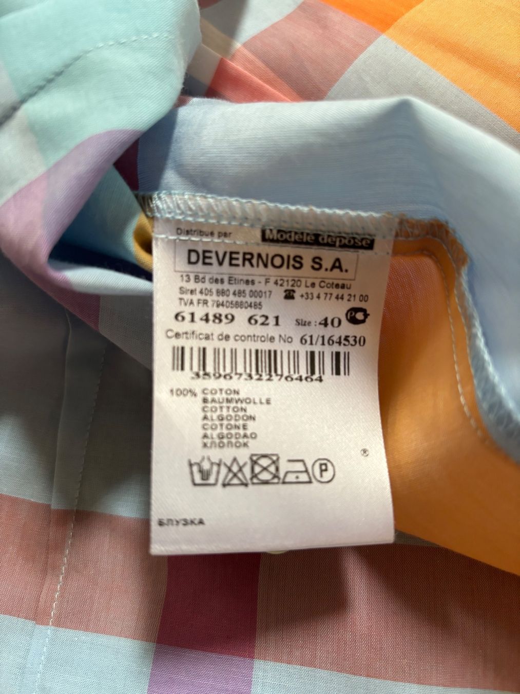 Camicette: Chemise Devernois, taille 40 – Nuovo e nell'imballaggio originale da Lonay venduto da car_l9sk 1
