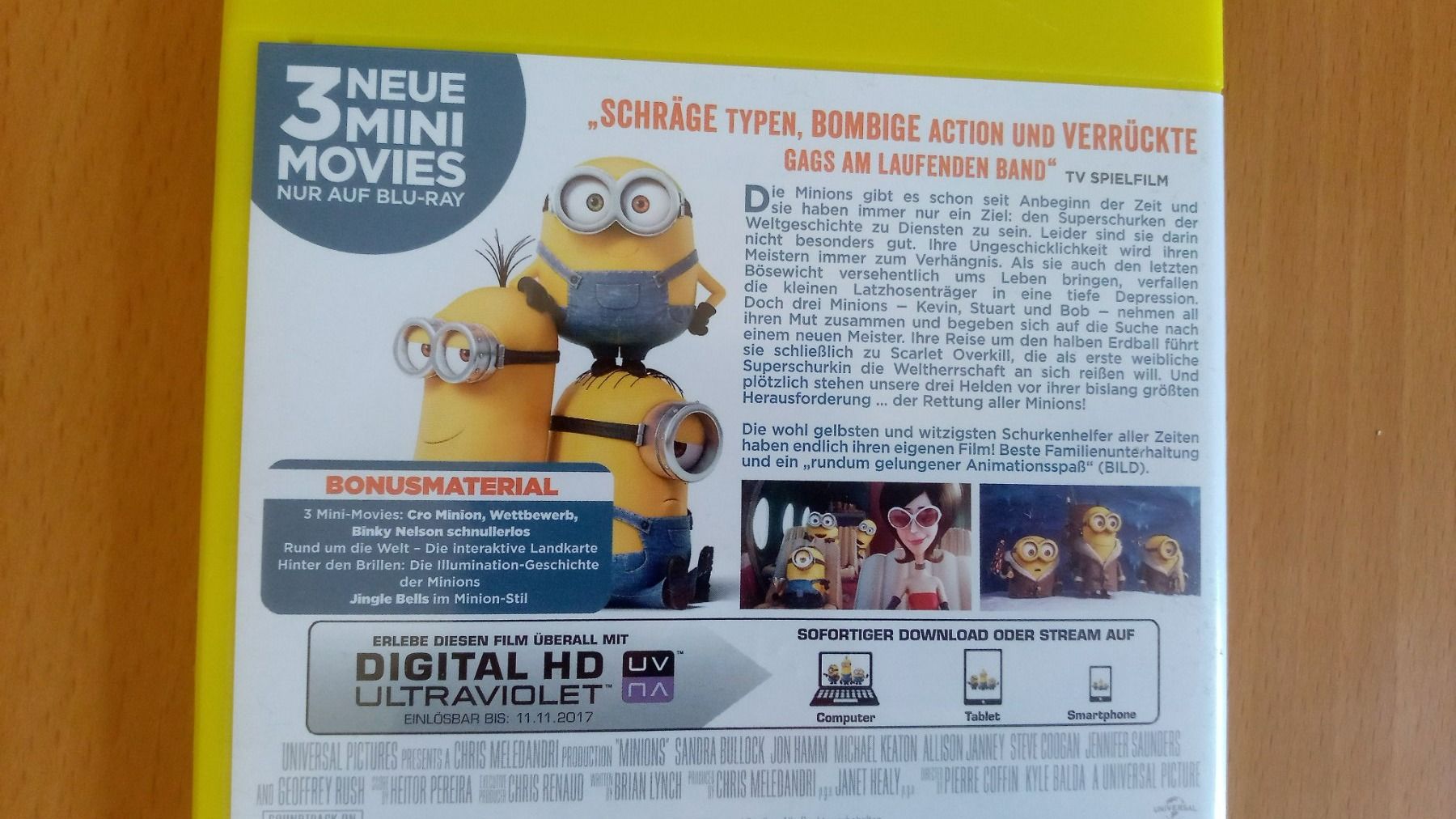 Tutti i DVDs: Blu-ray Minions     DE FR EN – Usato da Porrentruy venduto da tupatup 2