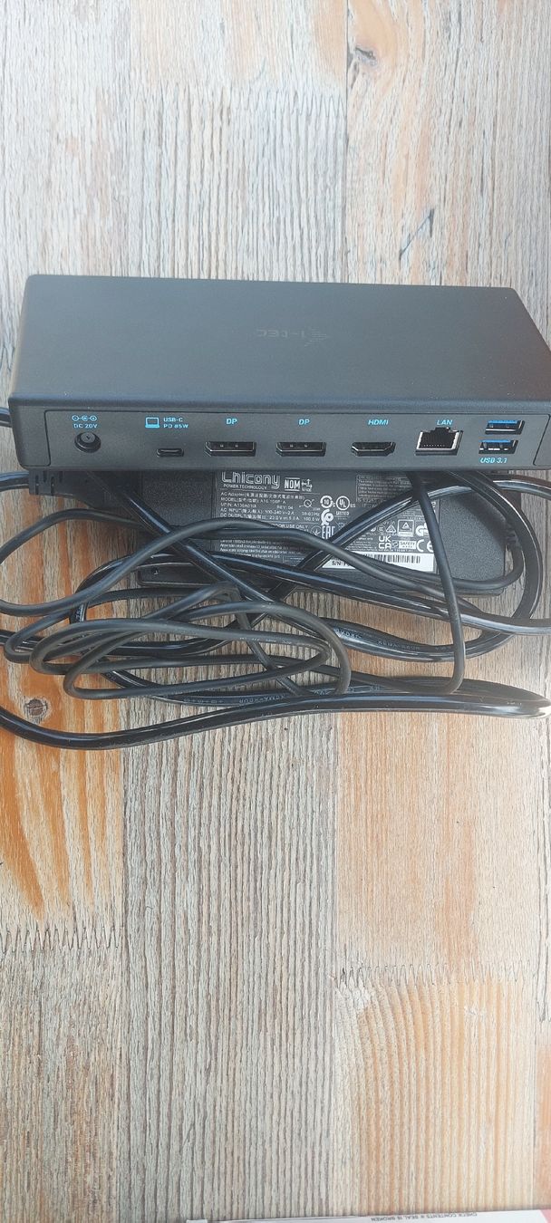 Docking station: USB-C Docking Station: 2x DP, HDMI, LAN, 3x USB 3.1, USB C – Usato da Rapperswil SG venduto da Indoc 3