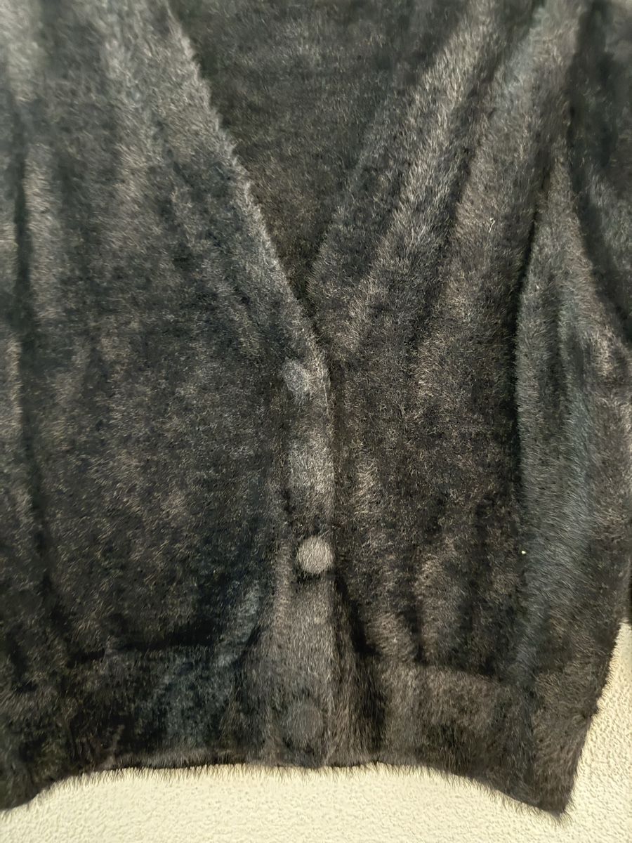 Mango Bolero: Schwarzer flauschiger Cardigan von MANGO – Usato da Neerach venduto da Meli_sara 4