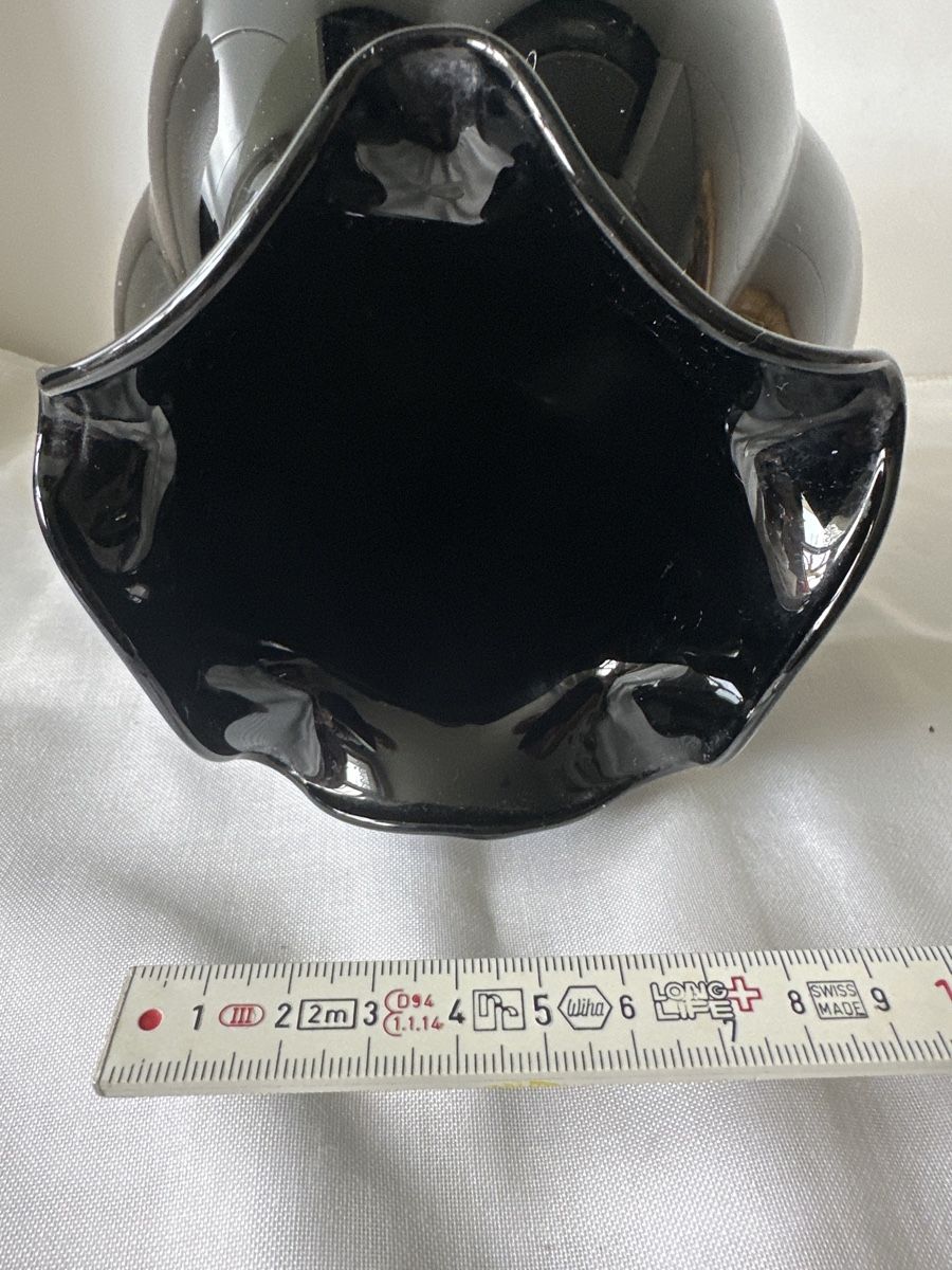 Vasi & Recipienti: Elegante schwarze Glasvase, Retro Design – Usato da Zürich venduto da Chaeffeler 6