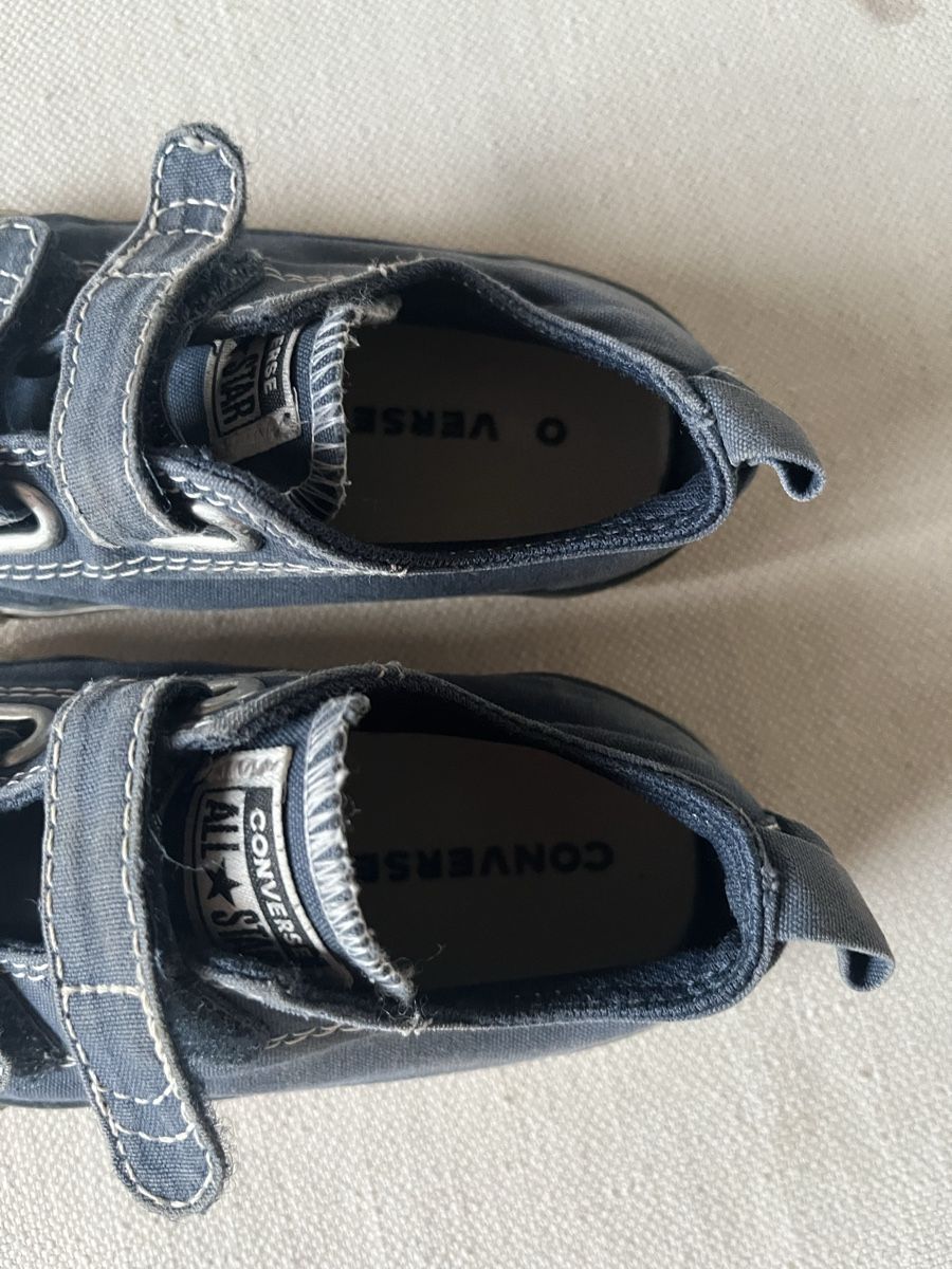Scarpe per ragazzi: Kinder Converse All Star Grösse 24, Klettverschluss, – Usato da Zürich venduto da p.kanne 1