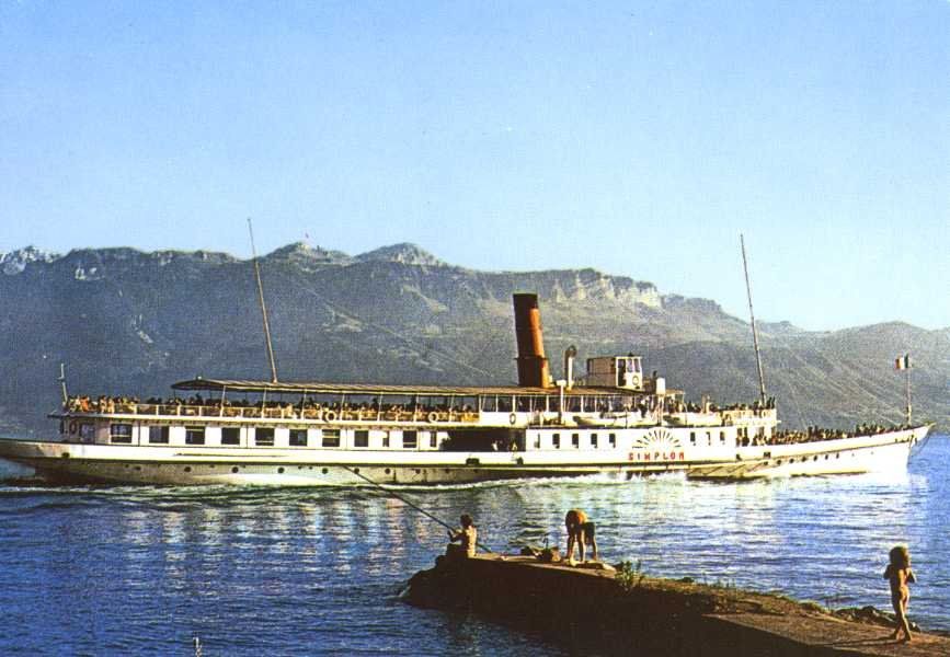 DS Simplon, Raddampfer, Lac Léman, Dampfschiff (Gebraucht) in ...