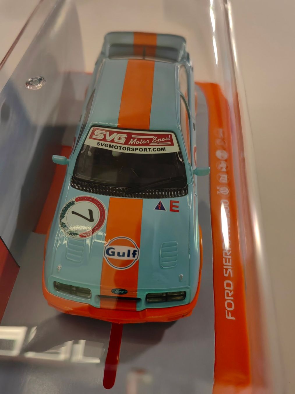 Carrera Piste: Scalextric - Ford Sierra RS500 - Gulf Edition Scalextric – Nuovo e nell'imballaggio originale da Rüschegg-Heubach venduto da Floeggi_86 2
