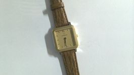 Vintage Eterna 1856 Damen Quartz Uhr, vergoldet - Top!