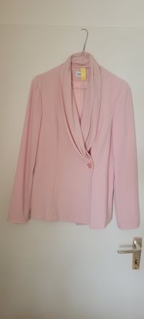 Jacke Wasserfallkragen