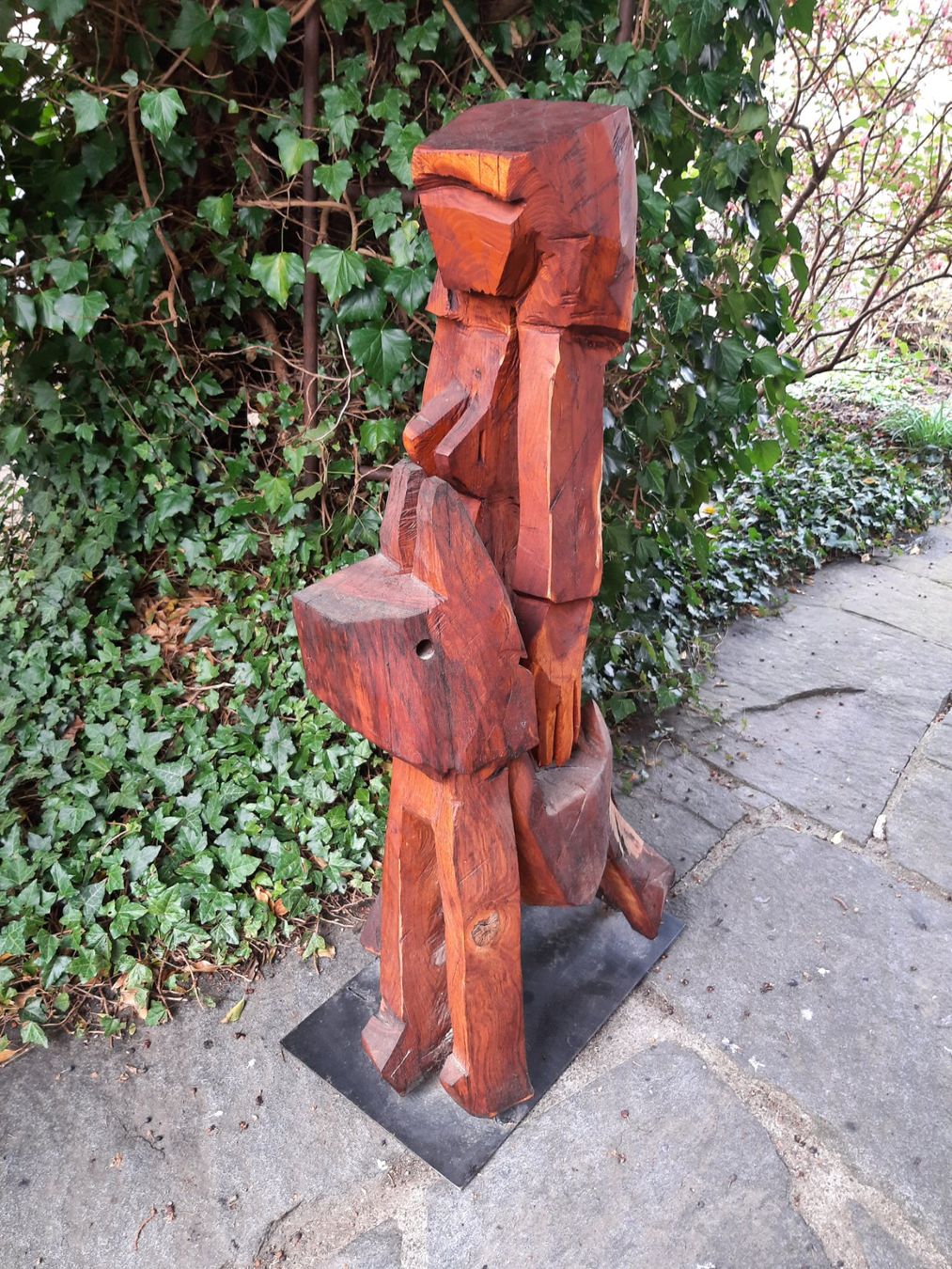Sculture & Statue: Skulptur aus Holz mongrammiert – Usato da Arbon venduto da torso444