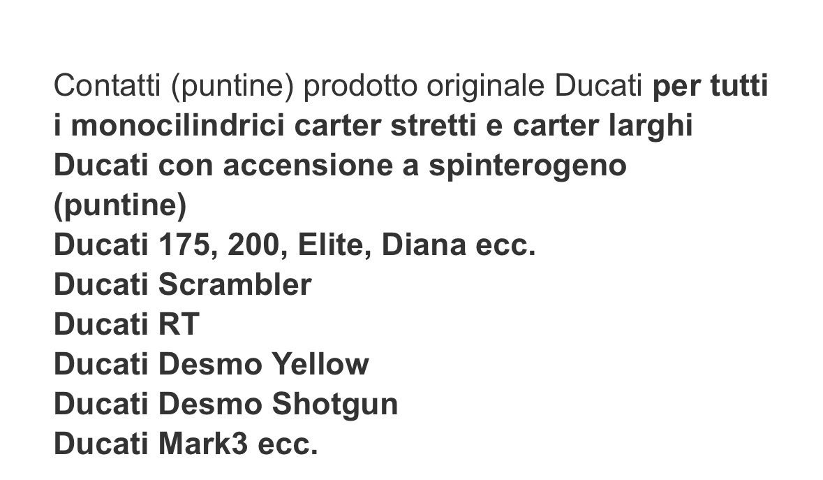 Ducati Alle Motorradersatzteile: Neue Ducati Oldtimer Unterbrecher / Kontaktbrecher – Neu und originalverpackt aus Roveredo GR von Oldtimer4ever 3