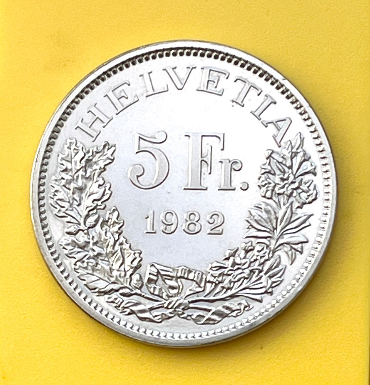 Tutti le monete: 5frs  commémorative 1982 SUP. – Nuovo (secondo la descrizione) da Renan BE venduto da johncactus