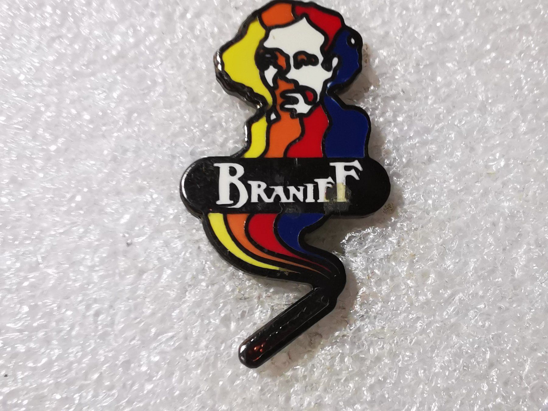Placchette & Badge: Ansteckpin 190: Braniff – Usato da Oppligen venduto da Pin-Fall-Shop