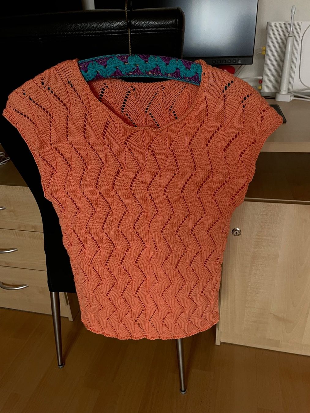 Tops: 3 Handgestrickte Sommer Tops – Neuf (Voir description) à Arch par Mogli03 2