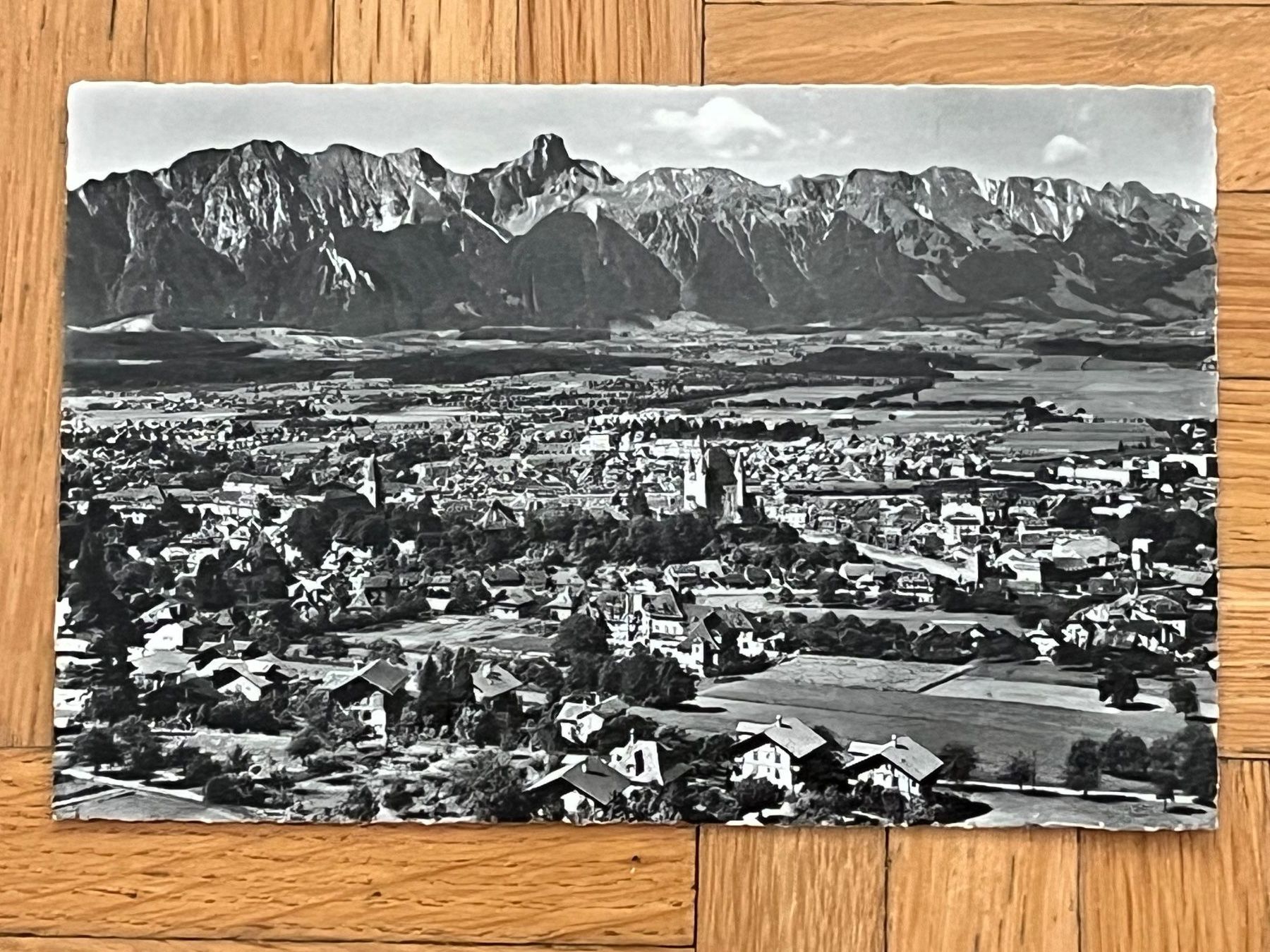 Cartoline postali: Thun 1961, mit Stockhornkette – Usato da Romanshorn venduto da luxcollect