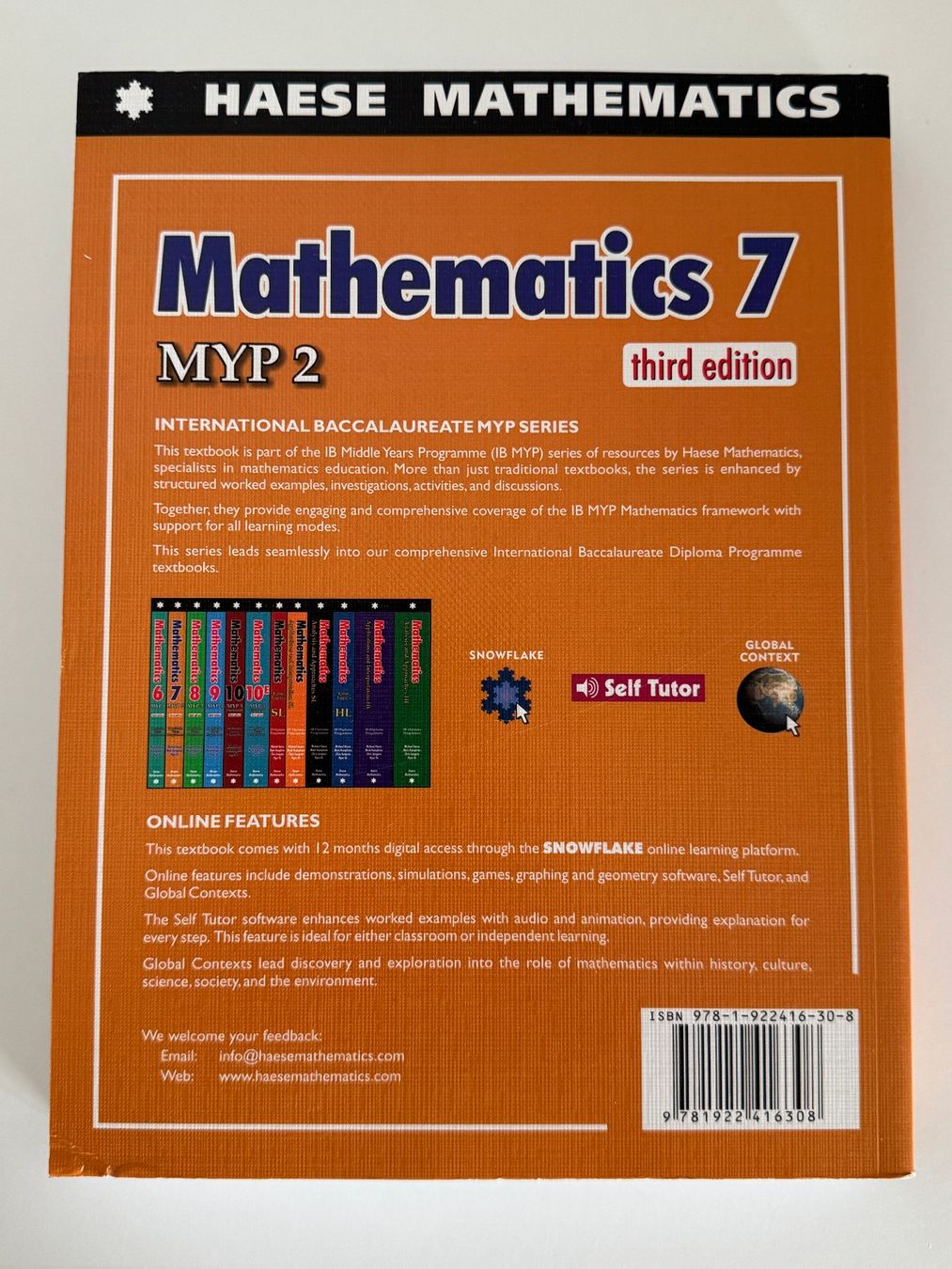 Livres: Mathematics 7 MYP 2 Third Edition IB Middle Years Programme – D'occasion à Neuheim par vnetz 1