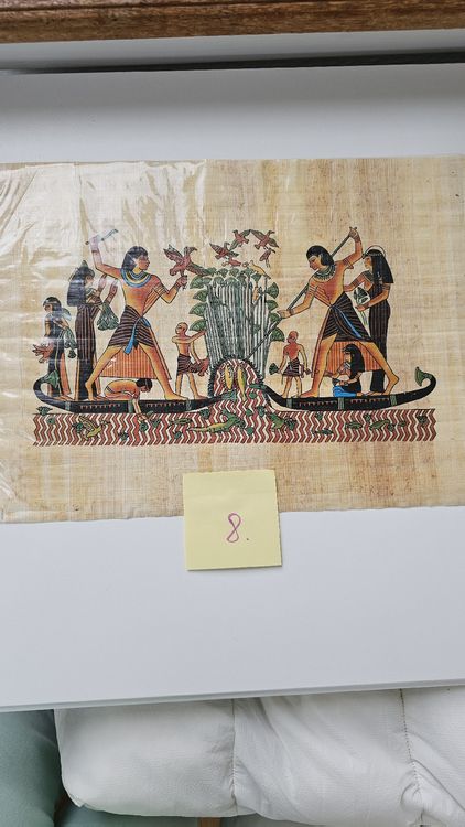 Papyrus aus Ägypten. 29 cm x 40 cm. Kaufen auf Ricardo